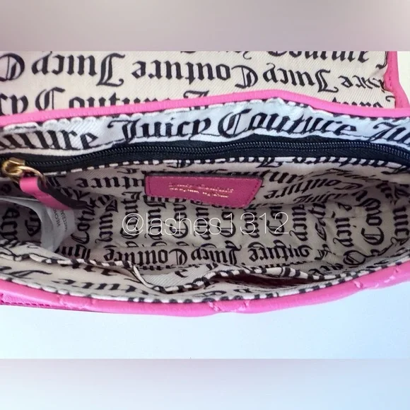 JUICY COUTURE Purse Straight From the Heart Shoulder Bag - Juicy Pink